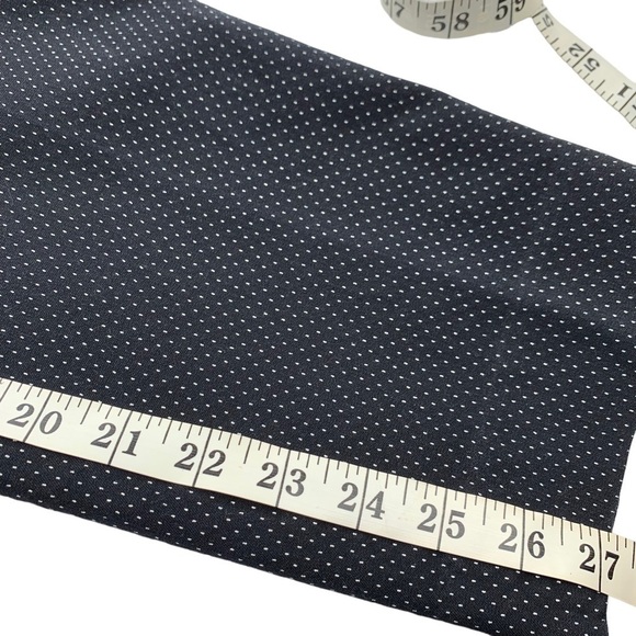 Talbots Hampshire Slit Ankle Small Black & White Polka Dot Pants New NWOT Sz 10 - Picture 5 of 8